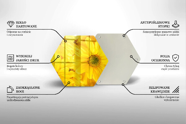 Chopping board Flowers petals