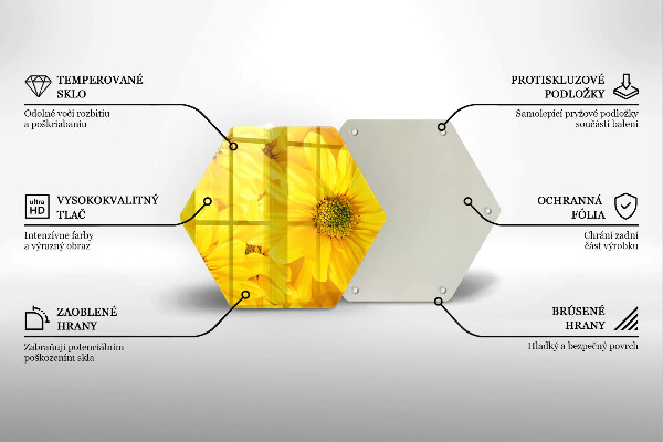 Chopping board Flowers petals