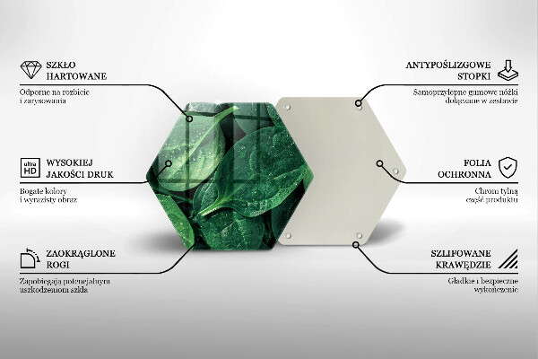 Chopping board Basil leaves