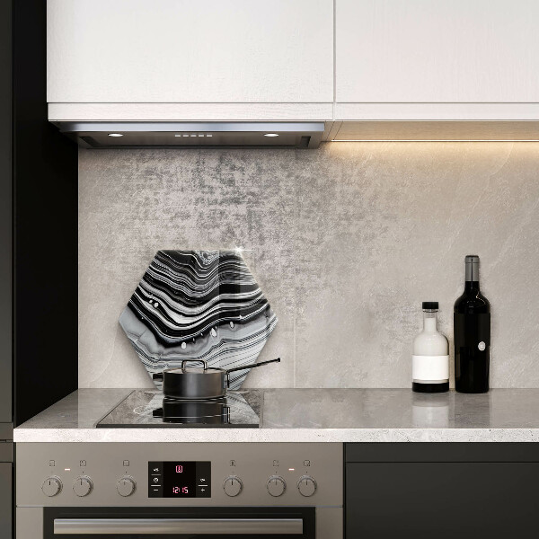 Glass worktop saver Ink abstraction