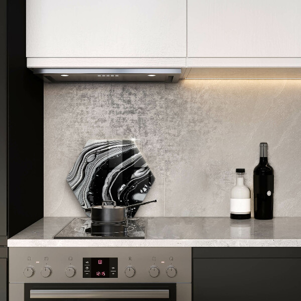 Glass worktop saver Ink abstraction