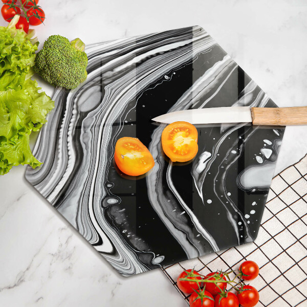 Glass worktop saver Ink abstraction