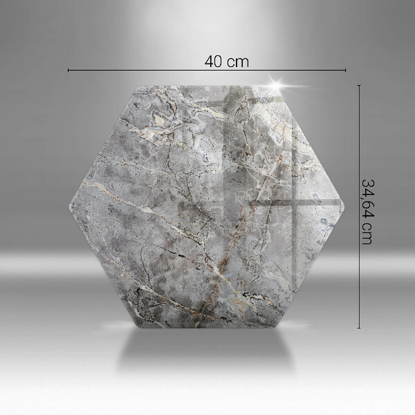 Glass worktop saver Stone texture