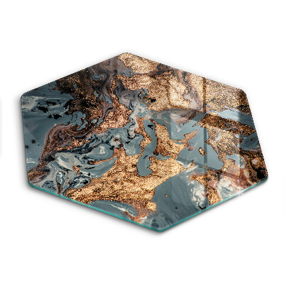 Glass worktop saver Golden Rock structure