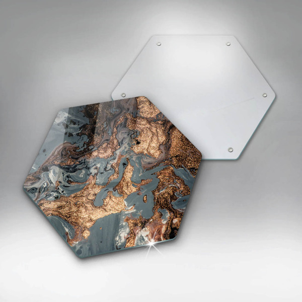 Glass worktop saver Golden Rock structure