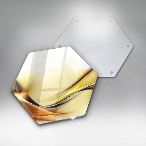 Chopping board Abstraction light lines