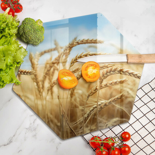 Glass worktop saver Cereals in the field