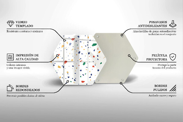 Chopping board Colored gres