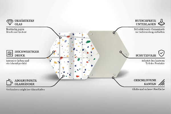 Chopping board Colored gres