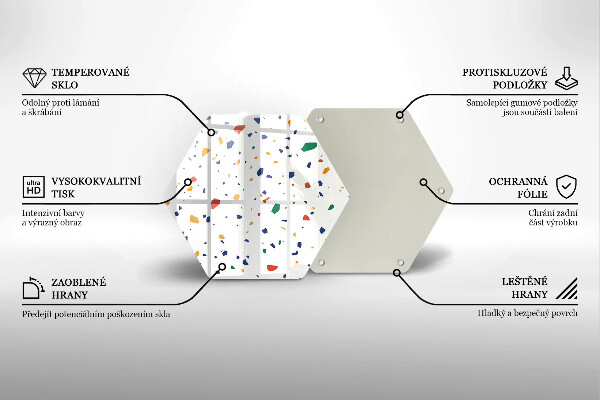 Chopping board Colored gres