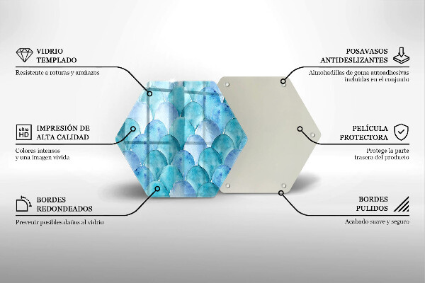 Chopping board Watercolor scales