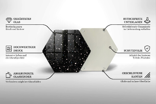 Chopping board Dark stone