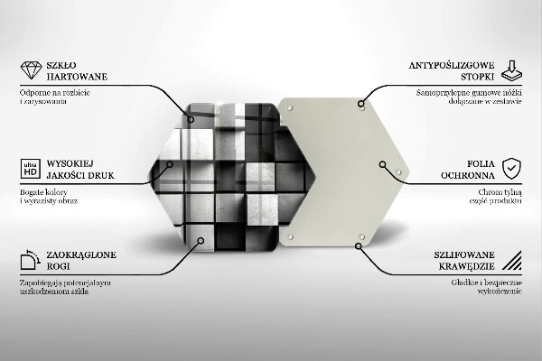 Chopping board 3D geometry background