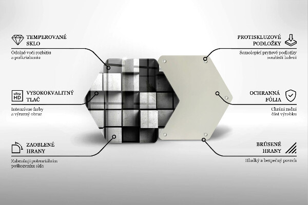 Chopping board 3D geometry background