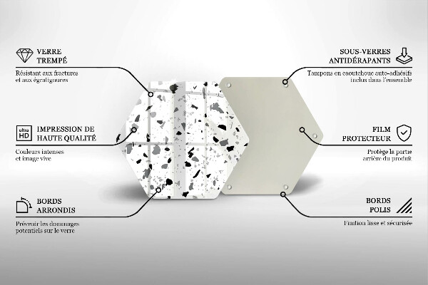 Chopping board Decorative stone gres