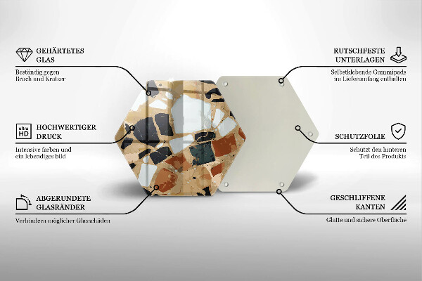 Chopping board Decorative stones