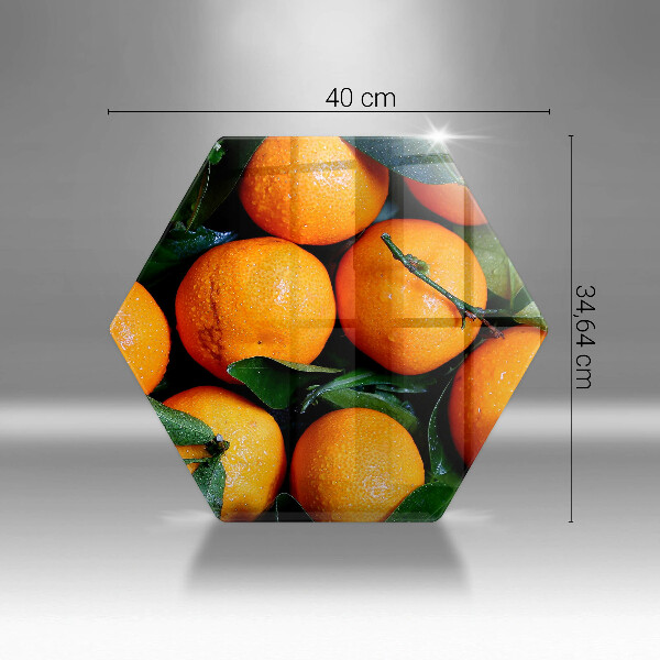Chopping board Fruit oranges