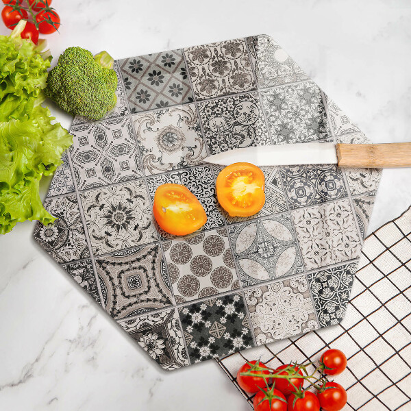 Chopping board glass Decorative tiles