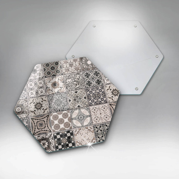 Chopping board glass Decorative tiles