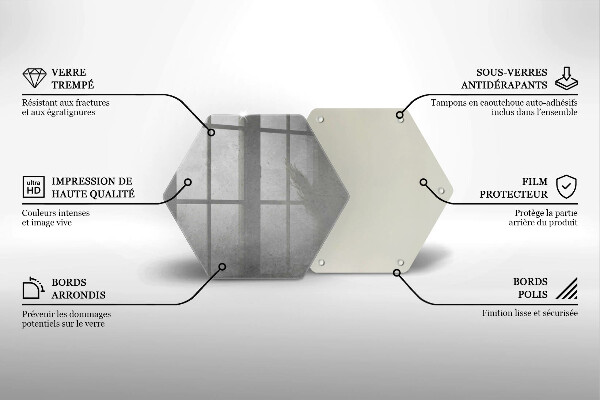 Chopping board glass Concrete texture background