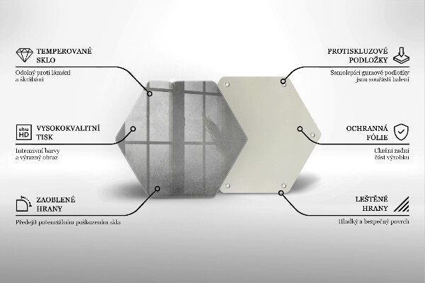 Chopping board glass Concrete texture background