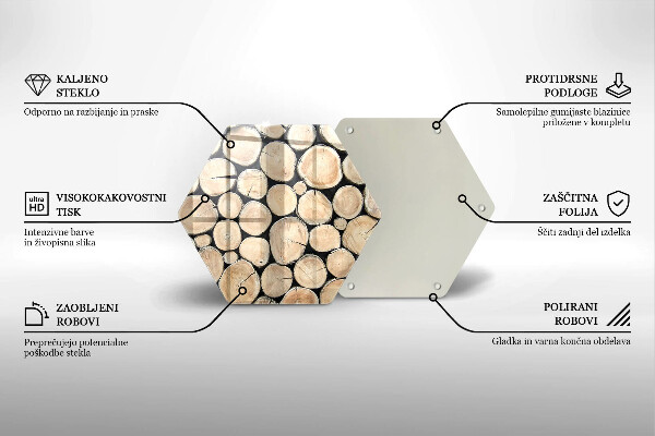 Chopping board Wood trunks of the tree