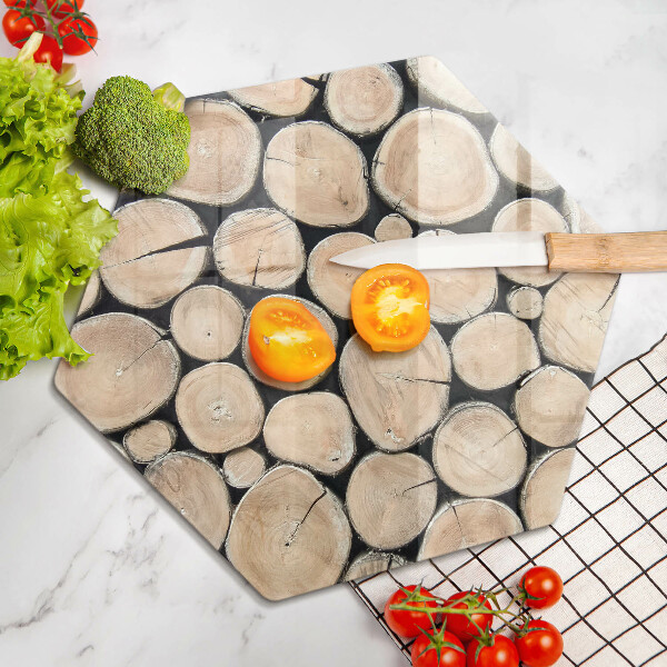 Chopping board Wood trunks of the tree