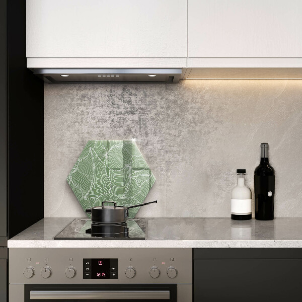 Chopping board Linear leaves