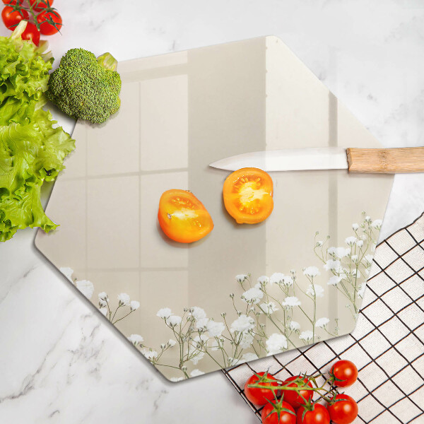 Glass worktop protector Boho flowers