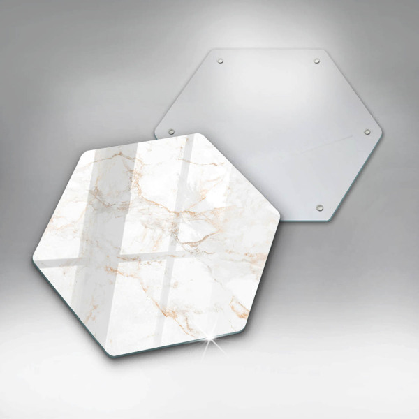Glass worktop saver Elegant stone marble