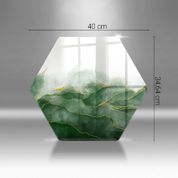 Glass worktop saver Abstraction nature