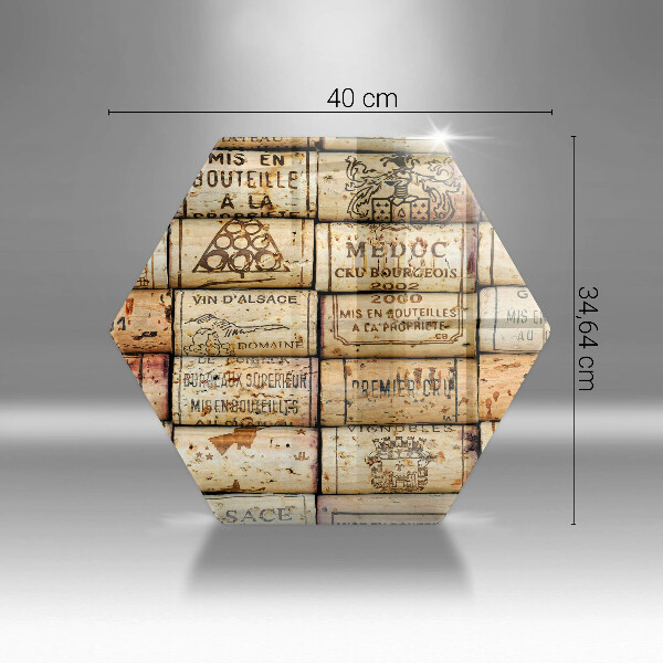 Chopping board Old wine corks