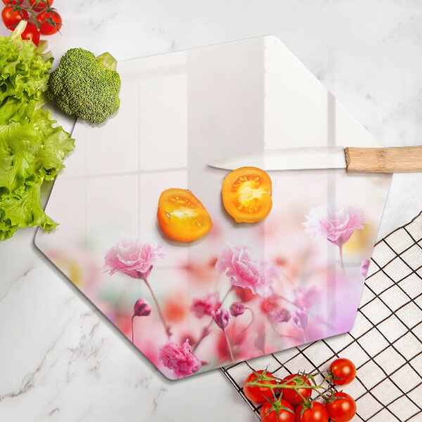 Glass worktop saver Flower meadow