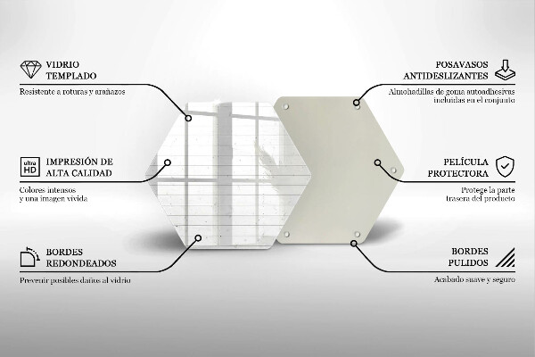 Glass worktop saver Modern bright boards