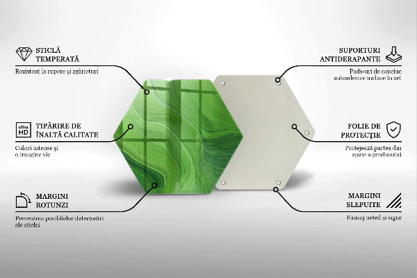 Glass worktop saver Abstract texture