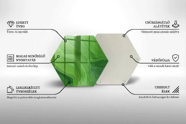 Glass worktop saver Abstract texture