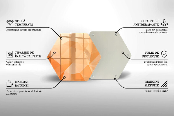 Chopping board Geomeric background