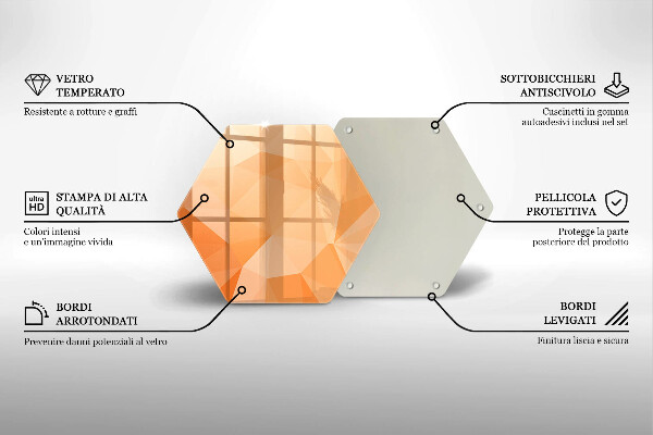Chopping board Geomeric background