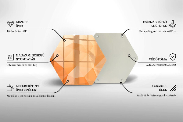 Chopping board Geomeric background