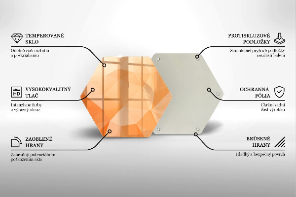 Chopping board Geomeric background