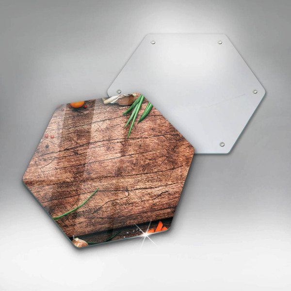 Glass chopping board Wooden kitchen board