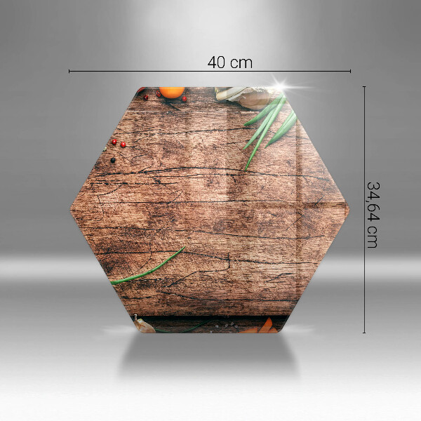 Glass chopping board Wooden kitchen board