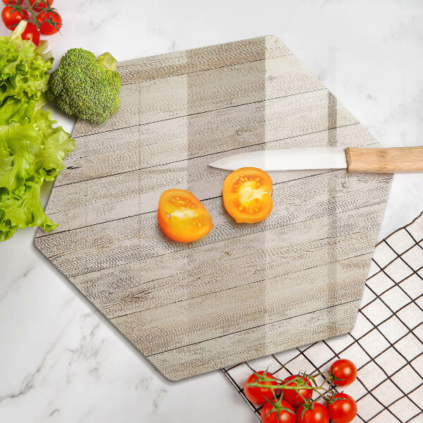 Glass chopping board Wooden planks