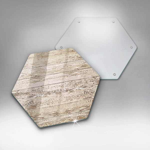 Glass chopping board Wooden planks