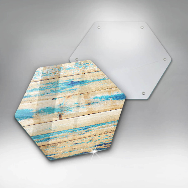 Chopping board glass Retro boards wood
