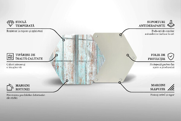 Chopping board glass Old vintage boards