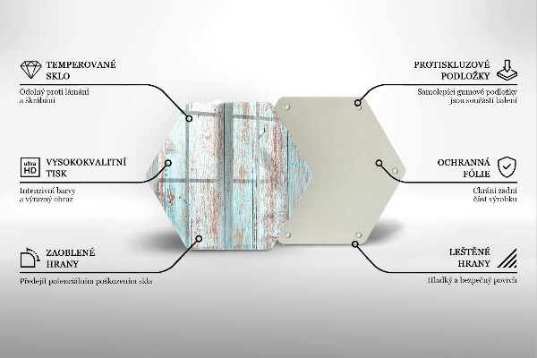 Chopping board glass Old vintage boards