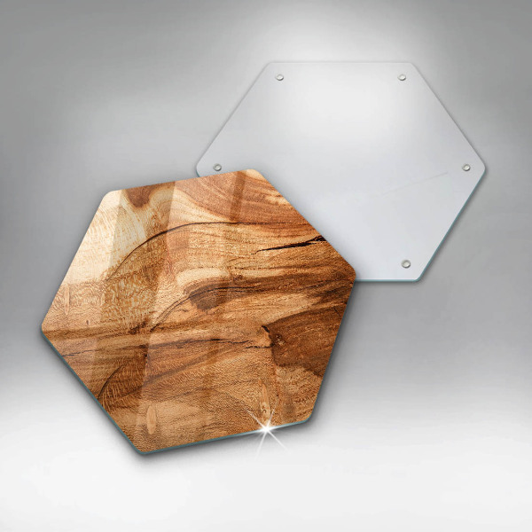 Chopping board glass Wooden board texture