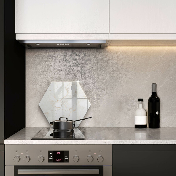 Glass worktop saver Decorative stone marble
