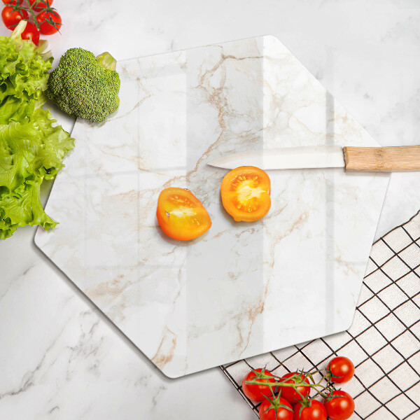 Glass worktop saver Decorative stone marble